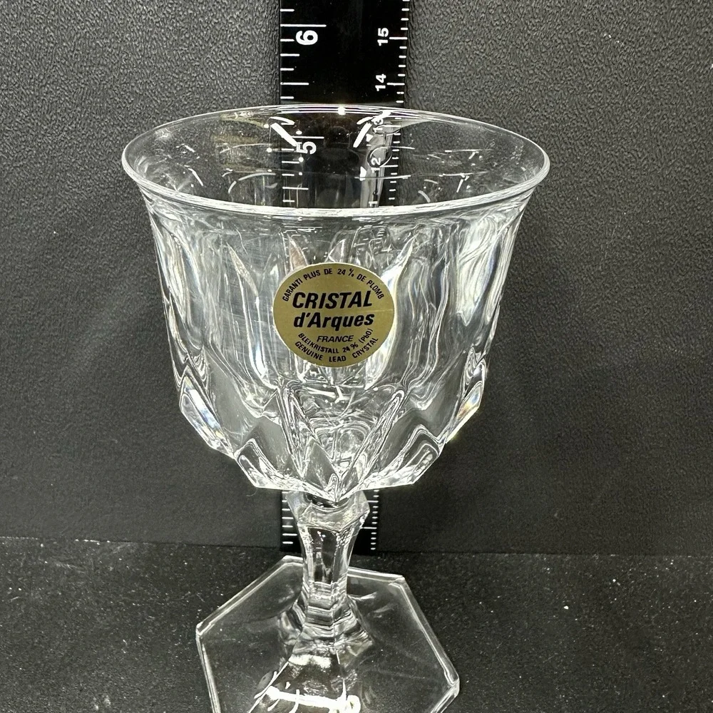 Cristal D'Arques - Durand  'Chaumont'‎ Wine Goblets, 5.25
